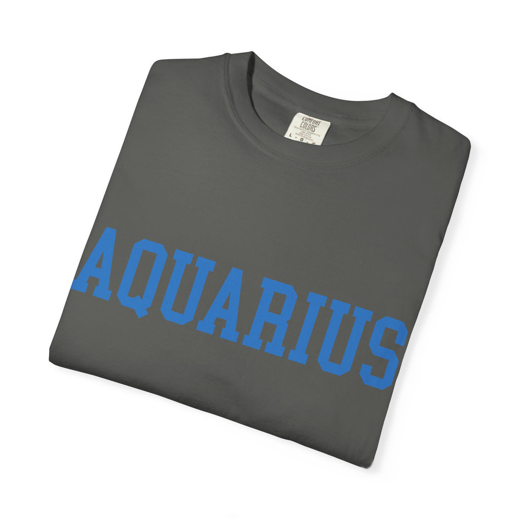 Aquarius Zodiac T-Shirt — Aquarius Sign Graphic Back Graphic Tee