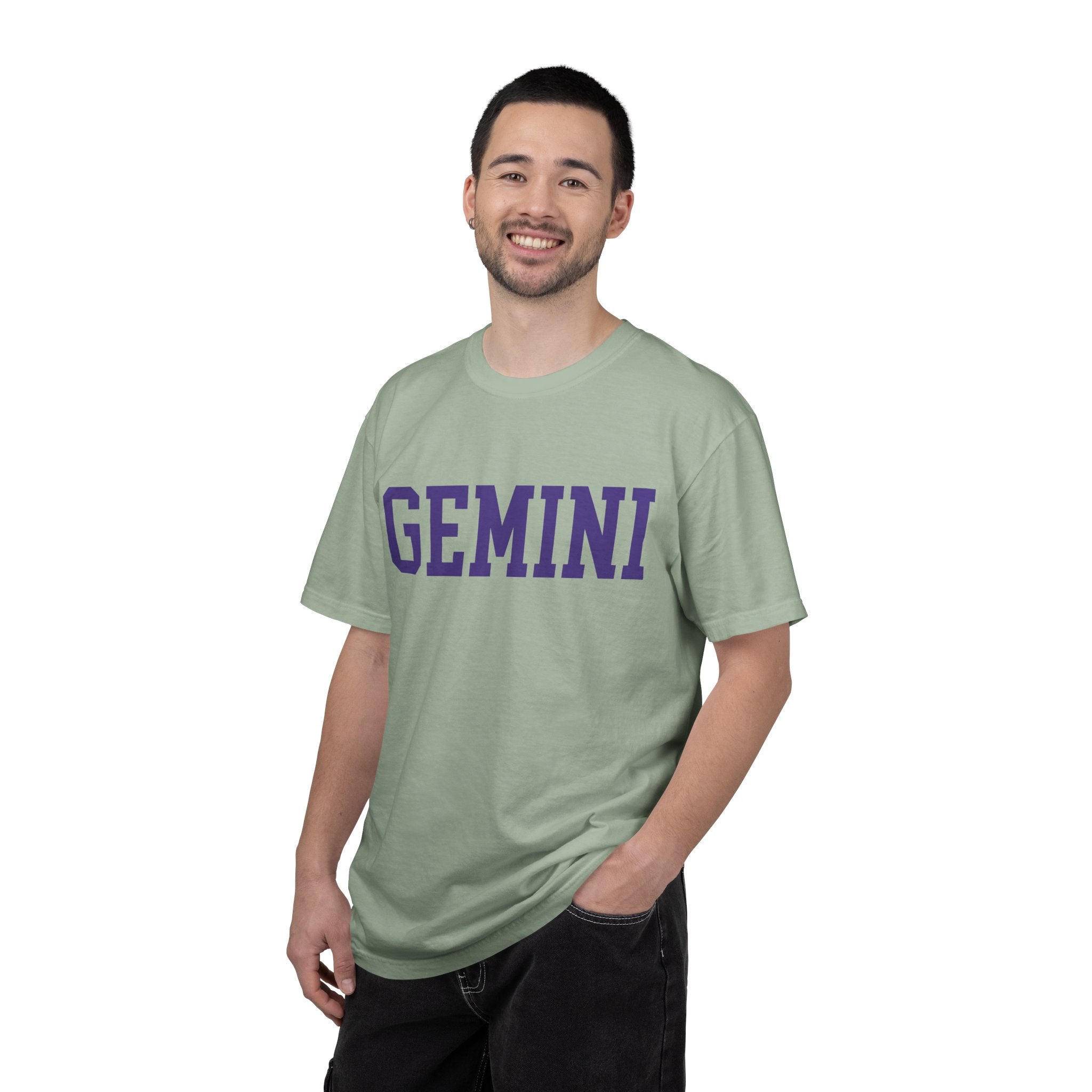 Gemini Zodiac T-Shirt — Gemini Twins Graphic Back Tee