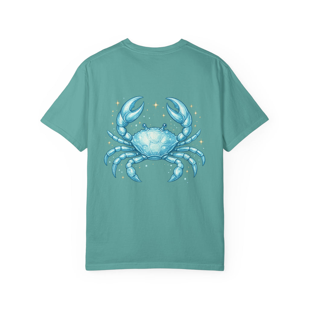 Cancer Zodiac T-Shirt — Watercolor Crab Astrology Tee