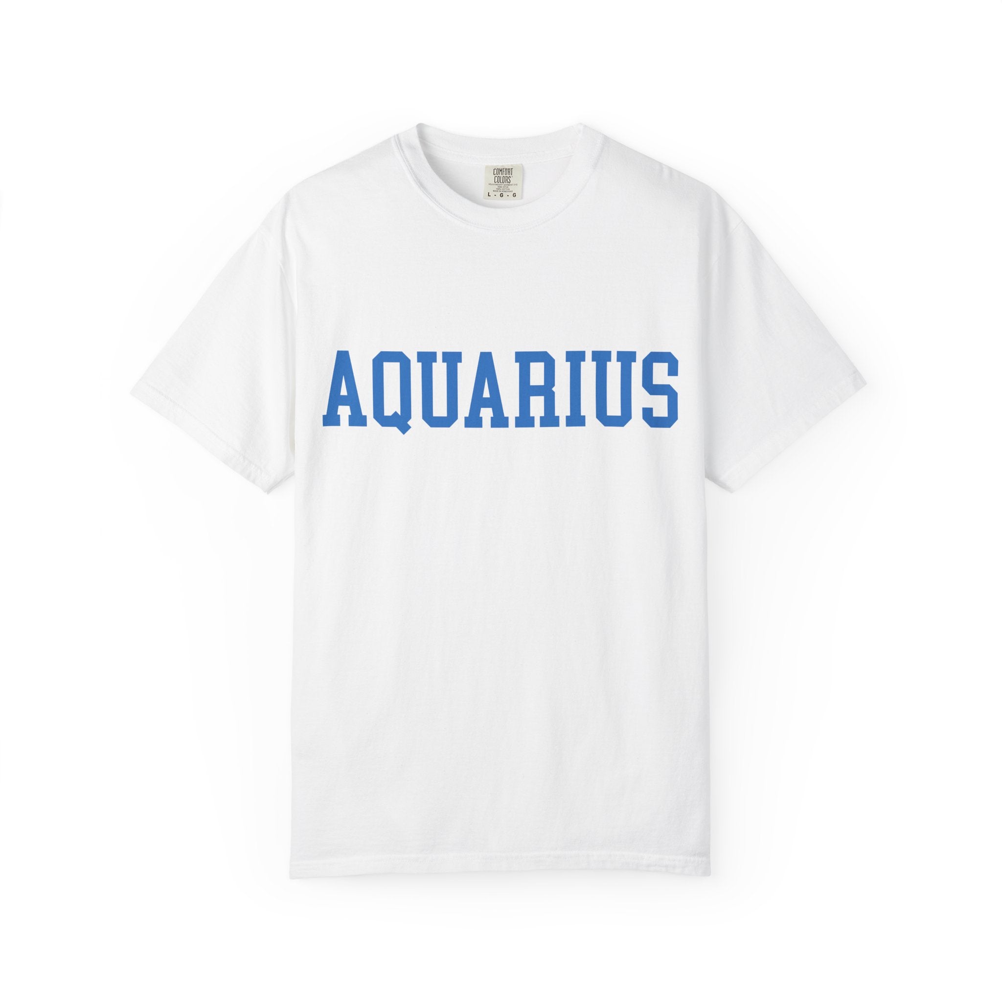 Aquarius Zodiac T-Shirt — Aquarius Sign Graphic Back Graphic Tee