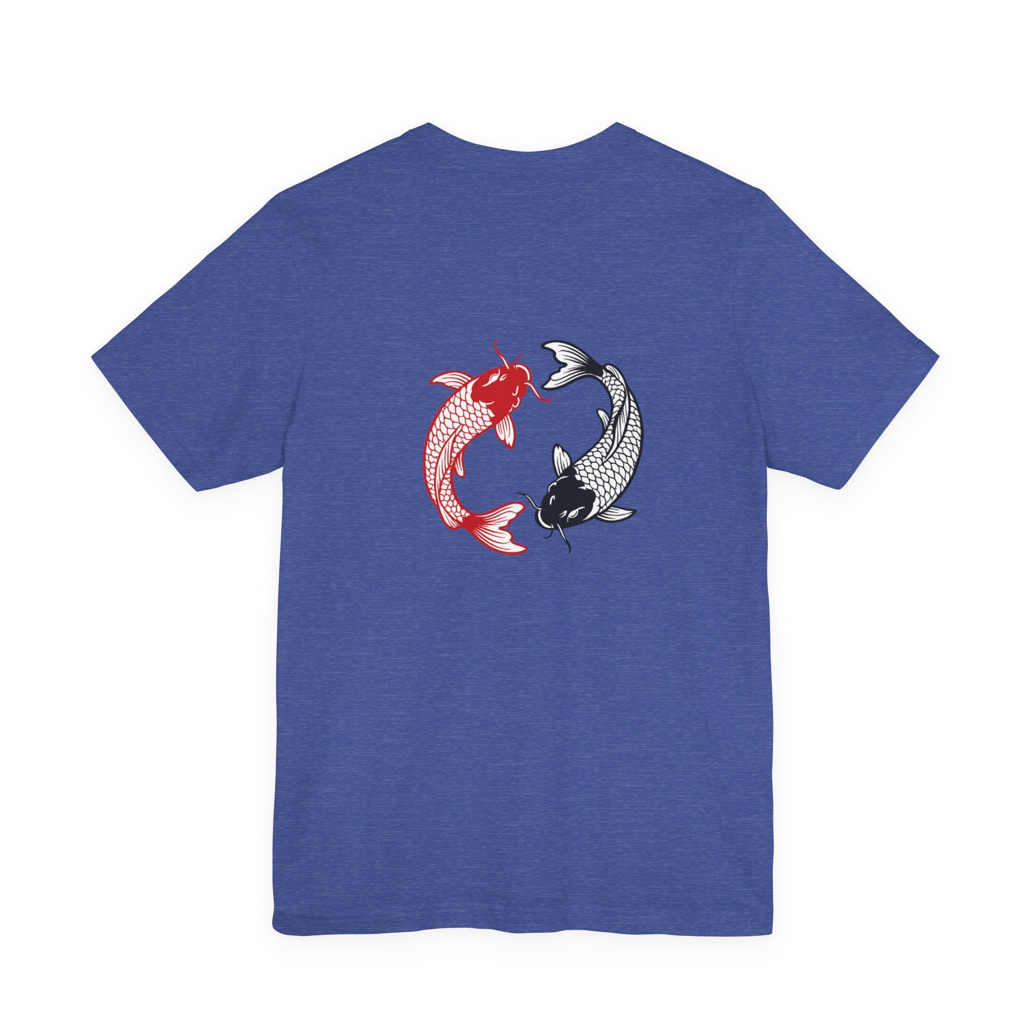 Pisces Zodiac T-Shirt — Koi Fish Back Graphic Astrology Tee