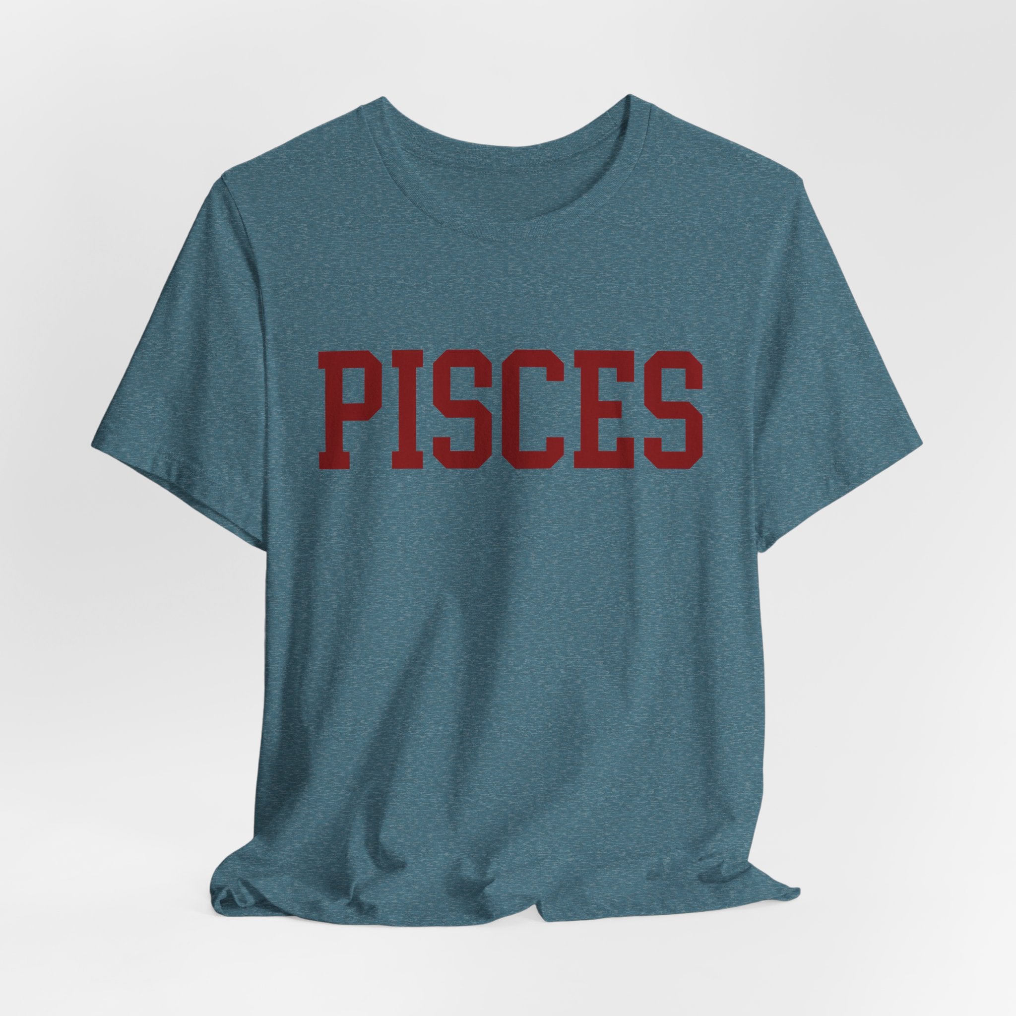 Pisces Zodiac T-Shirt — Koi Fish Back Graphic Astrology Tee