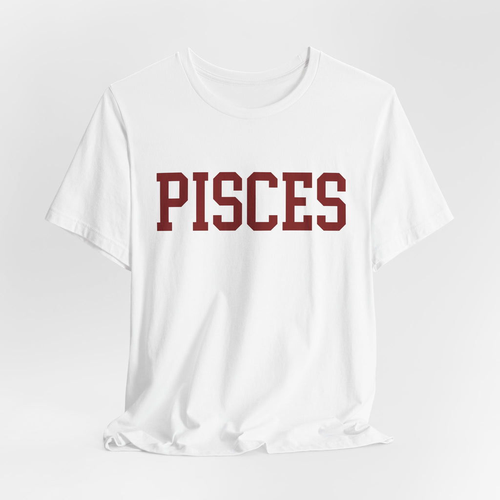 Pisces Zodiac T-Shirt — Koi Fish Back Graphic Astrology Tee