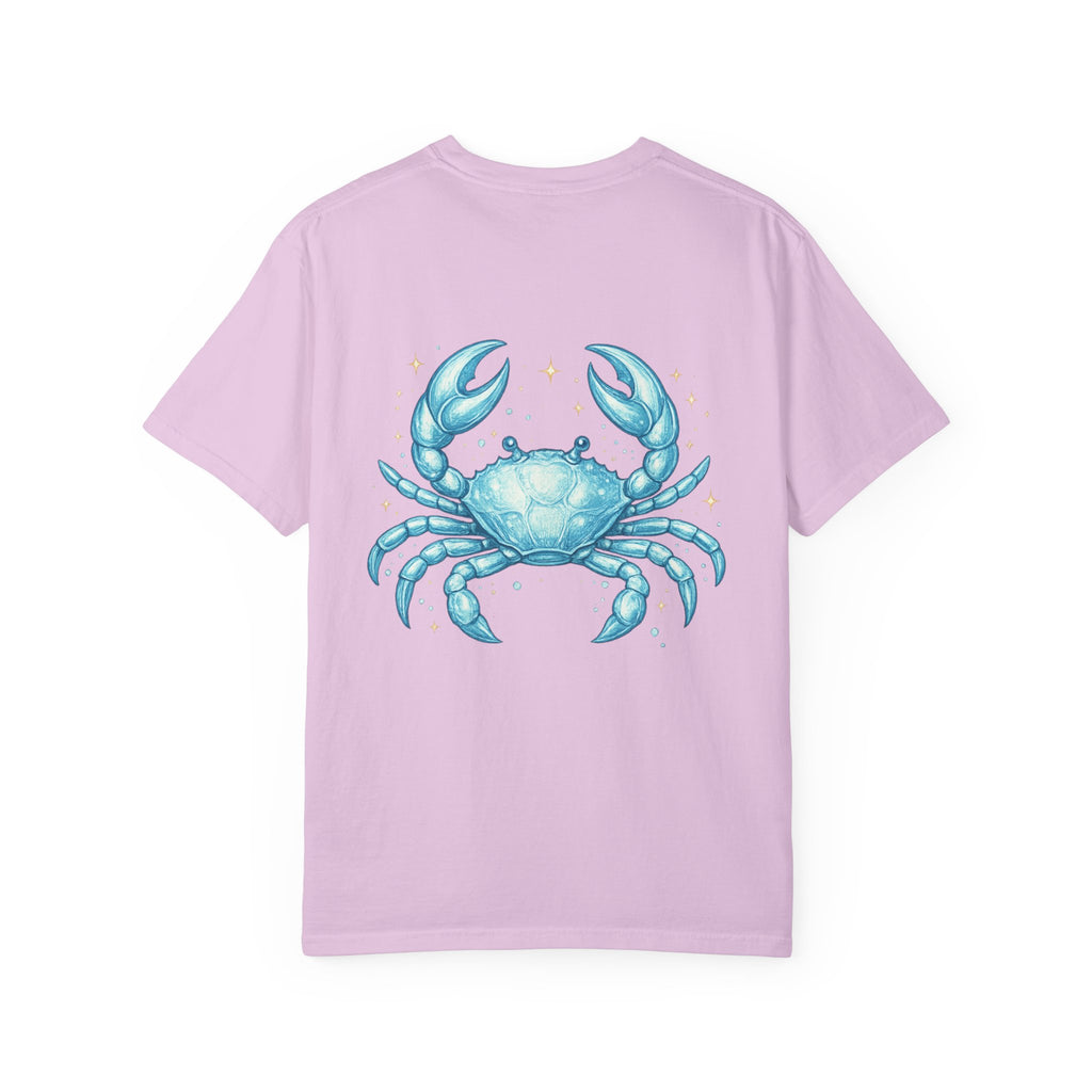 Cancer Zodiac T-Shirt — Watercolor Crab Astrology Tee