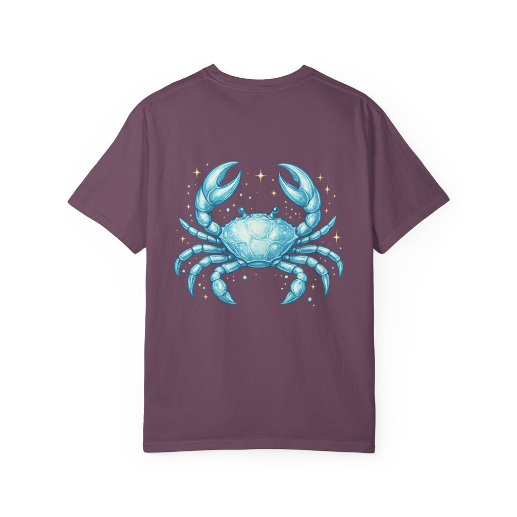 Cancer Zodiac T-Shirt — Watercolor Crab Astrology Tee