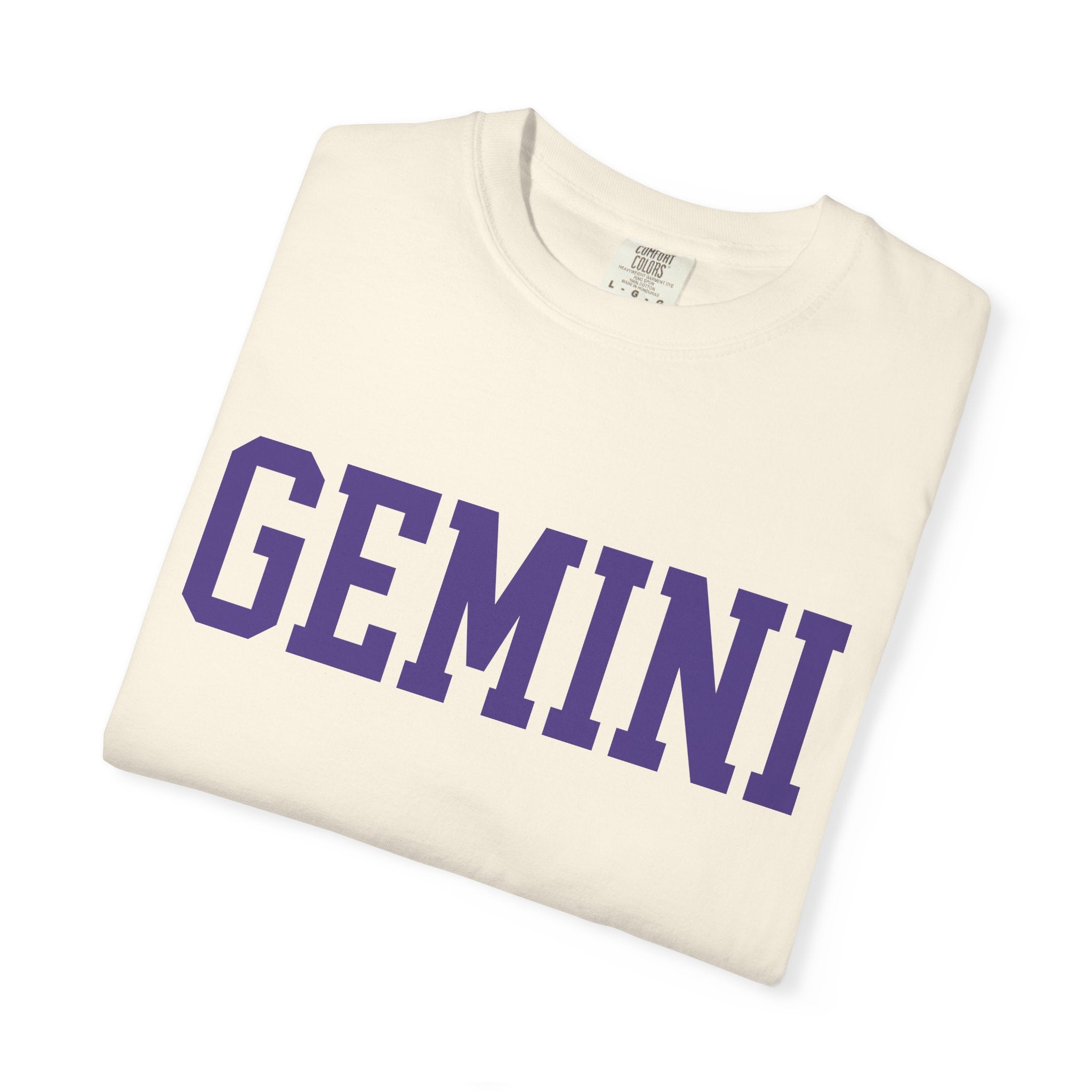 Gemini Zodiac T-Shirt — Gemini Twins Graphic Back Tee