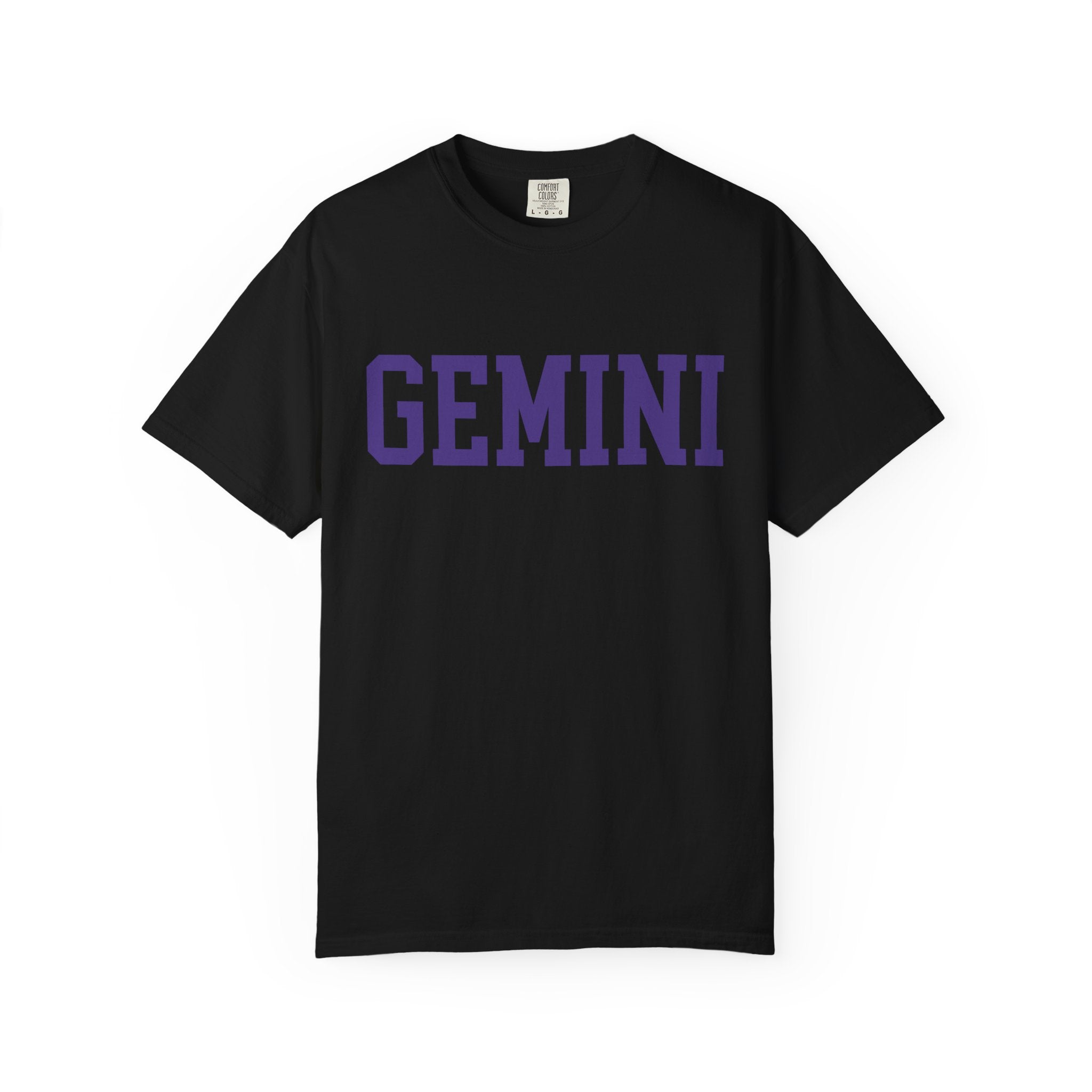 Gemini Zodiac T-Shirt — Gemini Twins Graphic Back Tee