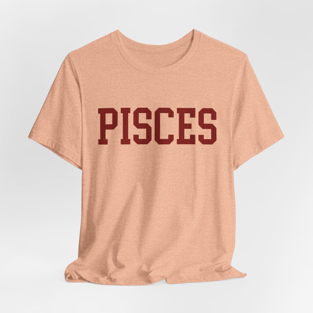 Pisces Zodiac T-Shirt — Koi Fish Back Graphic Astrology Tee