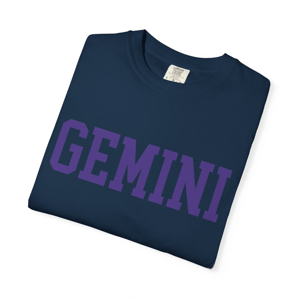 Gemini Zodiac T-Shirt — Gemini Twins Graphic Back Tee