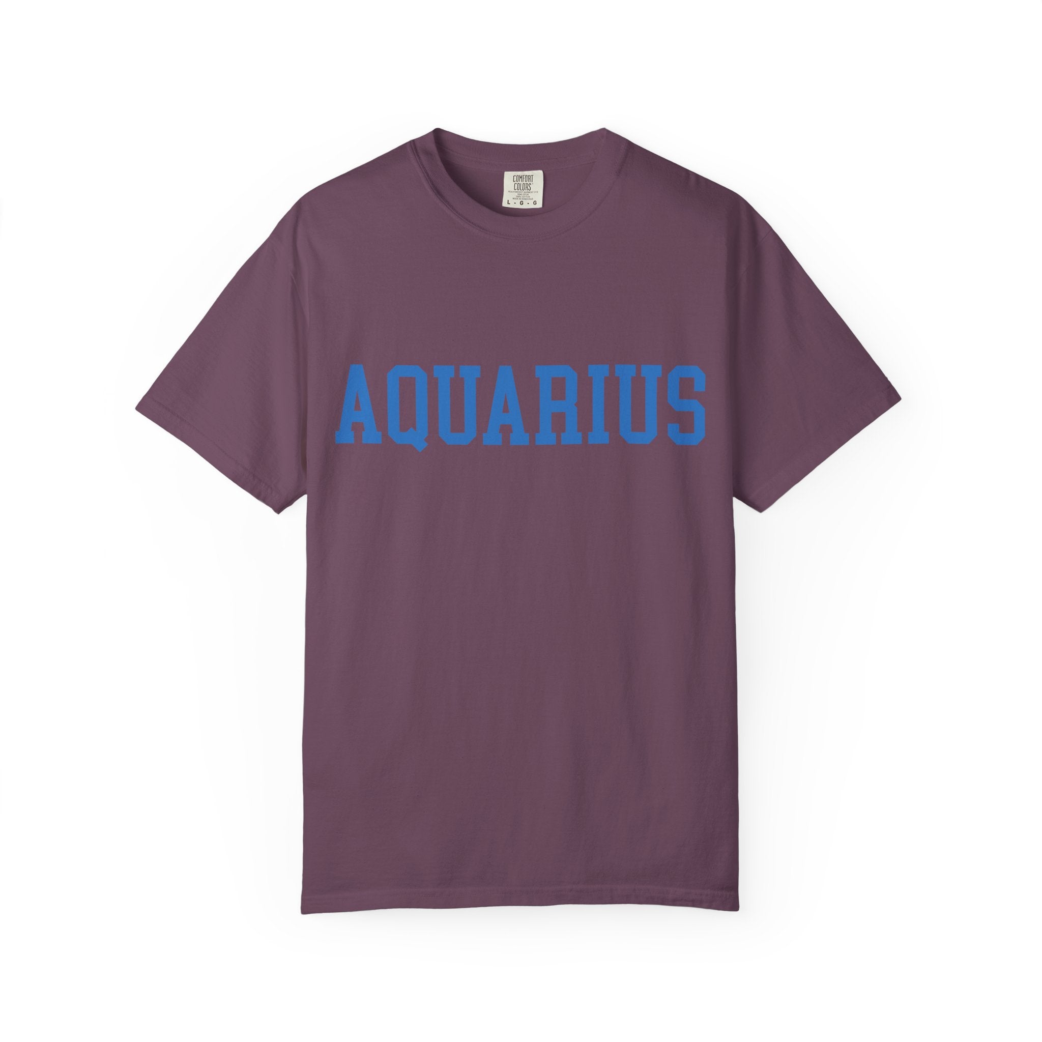 Aquarius Zodiac T-Shirt — Aquarius Sign Graphic Back Graphic Tee