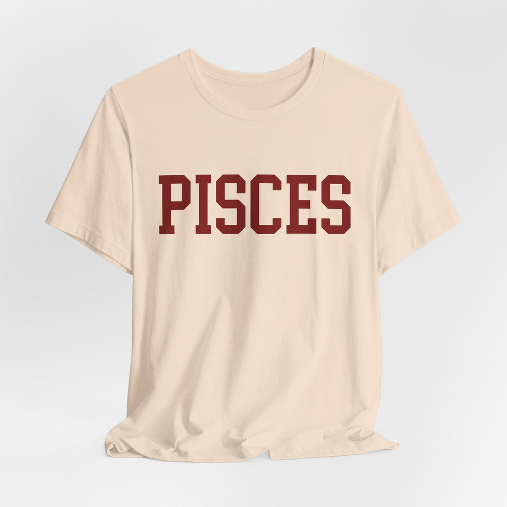 Pisces Zodiac T-Shirt — Koi Fish Back Graphic Astrology Tee