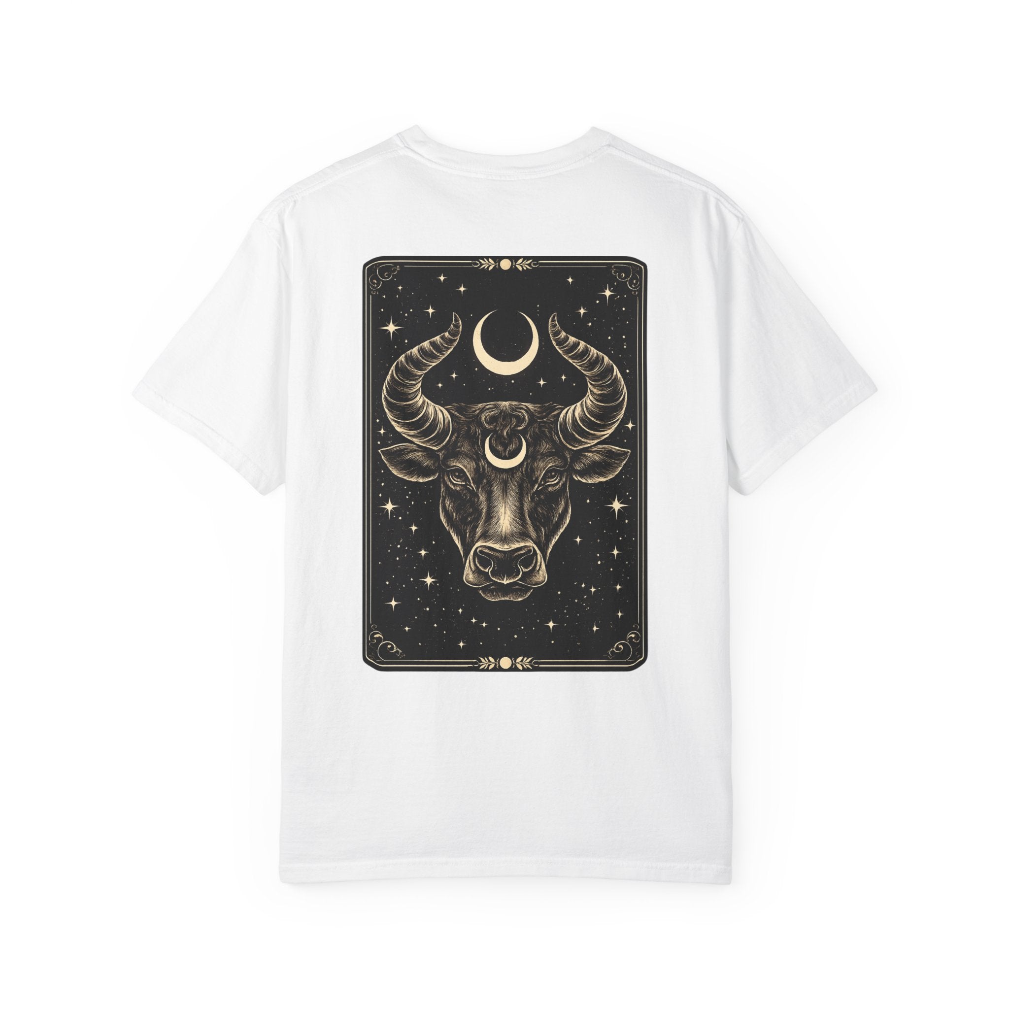 Taurus Zodiac T-Shirt — Bull Tarot Moon Graphic Tee