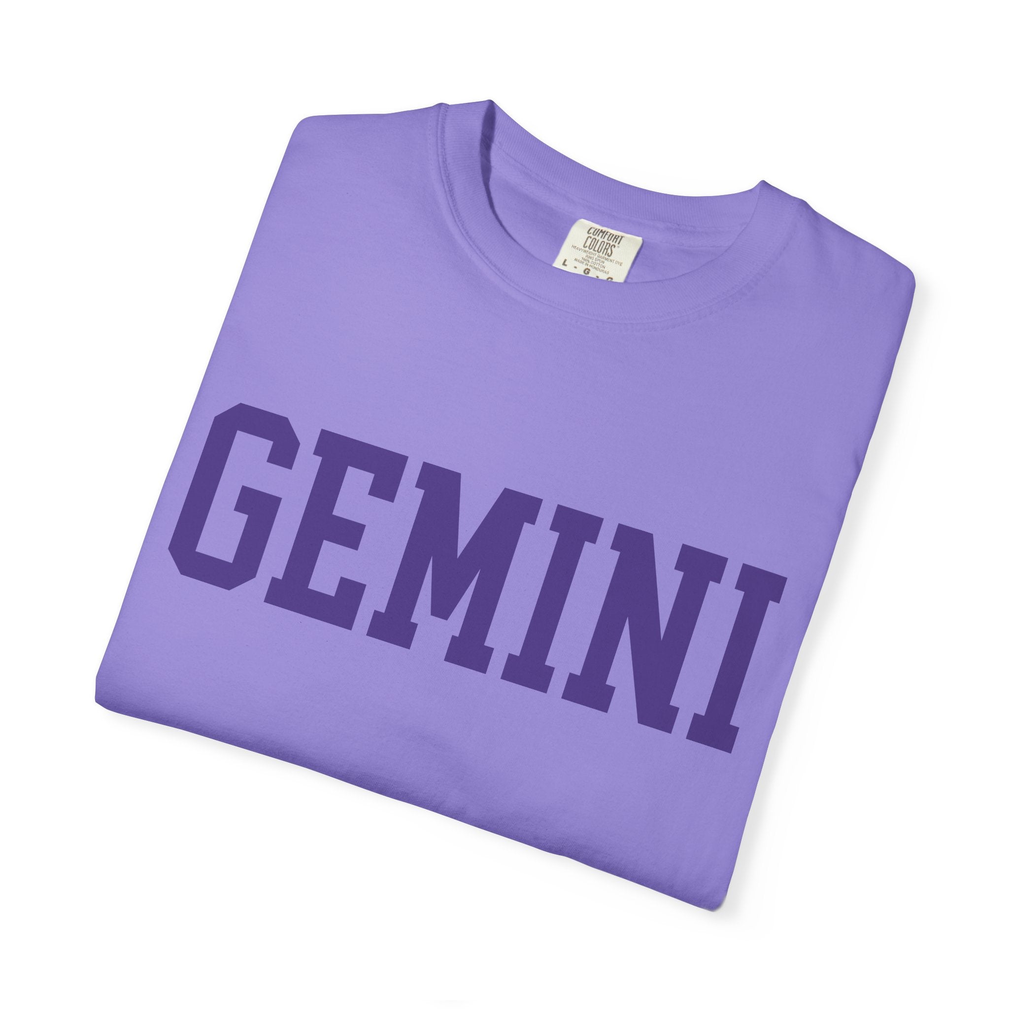 Gemini Zodiac T-Shirt — Gemini Twins Graphic Back Tee