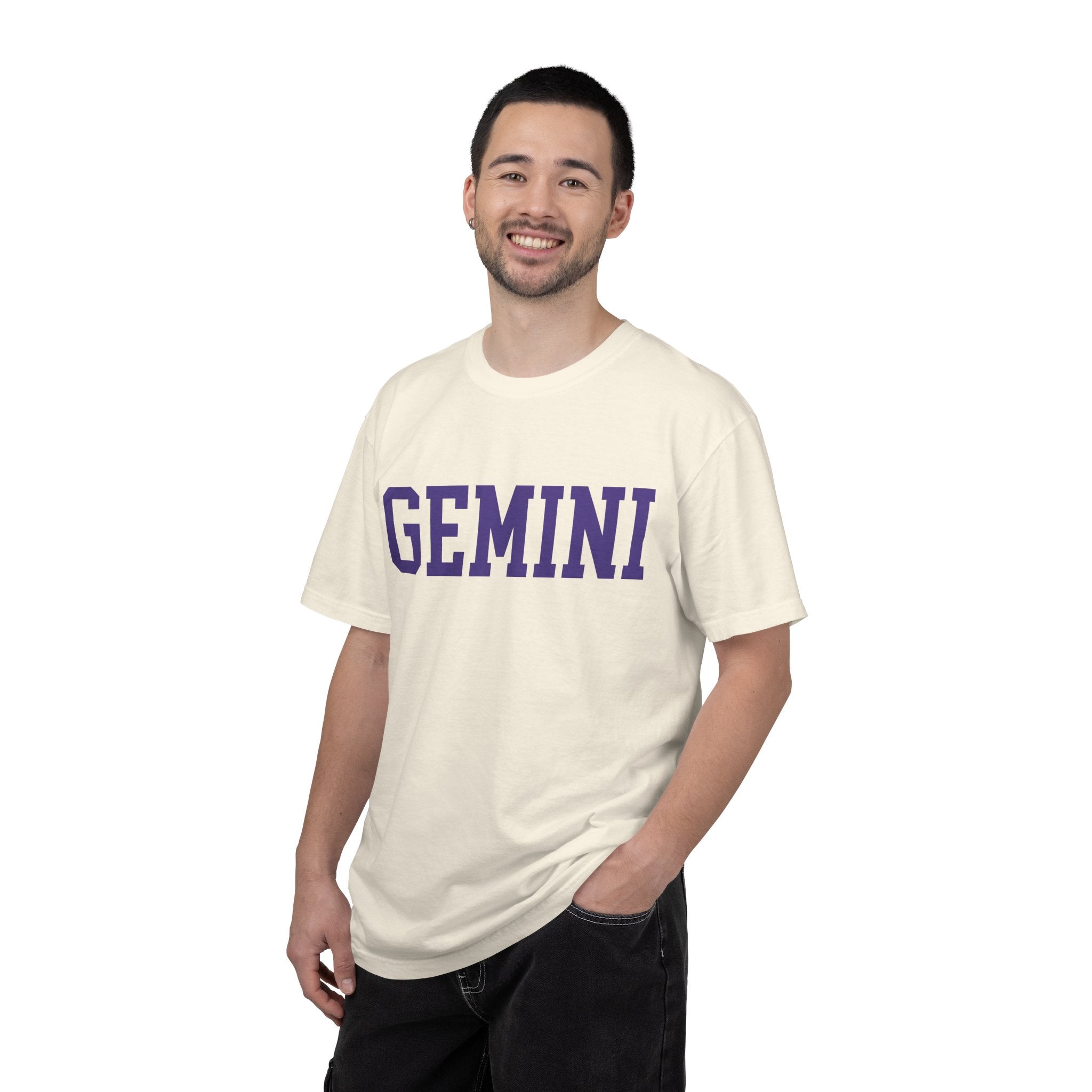 Gemini Zodiac T-Shirt — Gemini Twins Graphic Back Tee