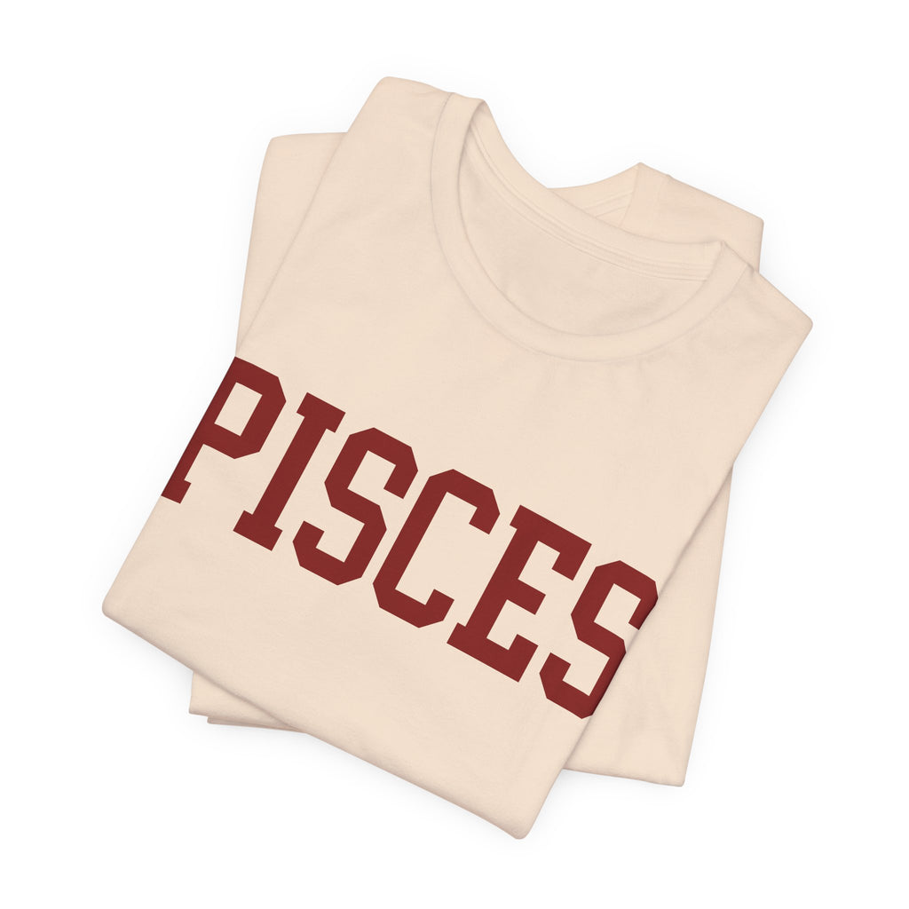 Pisces Zodiac T-Shirt — Koi Fish Back Graphic Astrology Tee