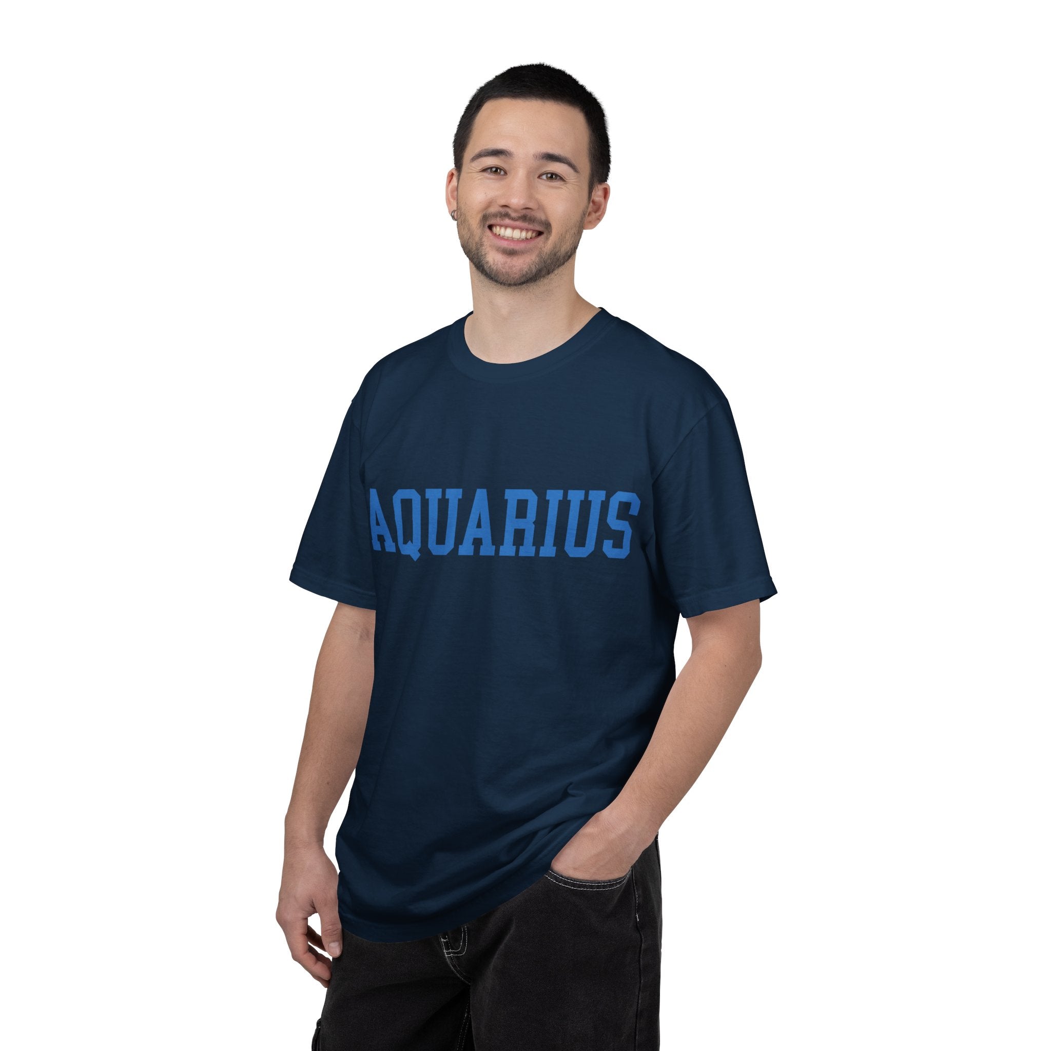 Aquarius Zodiac T-Shirt — Aquarius Sign Graphic Back Graphic Tee